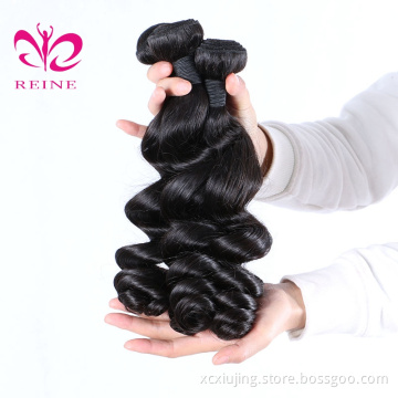 Factory Vendor Virgin Brazilian Human hair bundle and closure, Wholesale 100% human hair extension Loose weave bundle